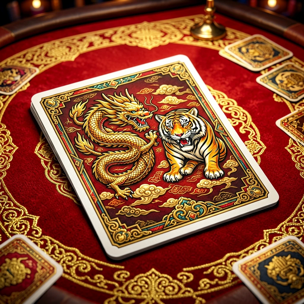 Dragon Tiger Luck ဂိမ်း သရုပ်ဖော်ပုံ - dragon tiger card theme