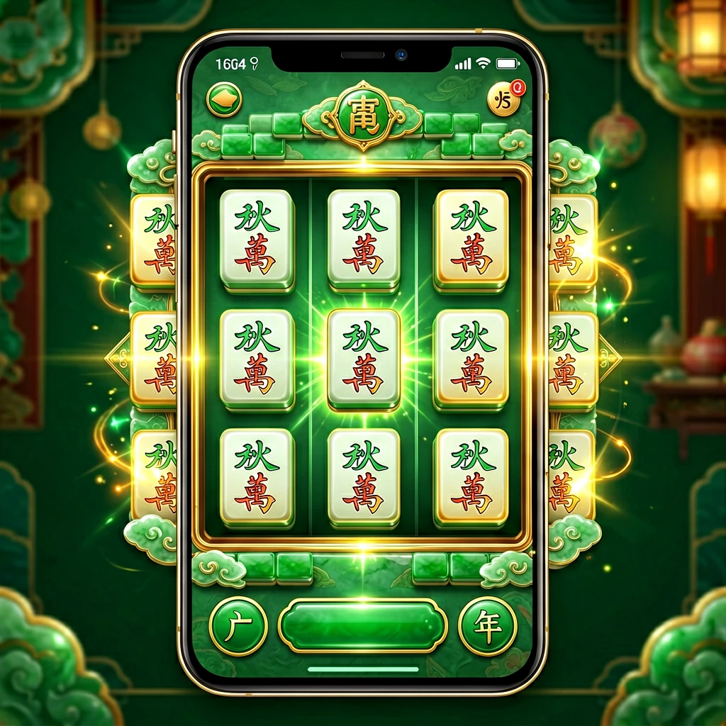 Mahjong Ways ဂိမ်း သရုပ်ဖော်ပုံ - ဂျိတ်နှင့် ရွှေရောင် mahjong tile theme
